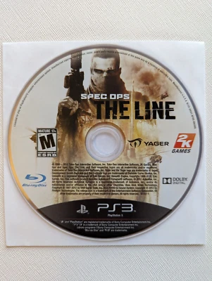 Spec Ops: The Line PS3 (Sony, PlayStation 3) Disc Only - tested and working - Image 1 of 4