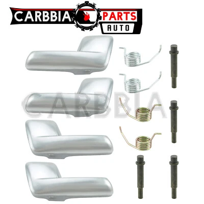 Door Handles Inside Interior Satin Chrome For Expedition Navigator 4.6L 5.4L - Imagem 1 de 4