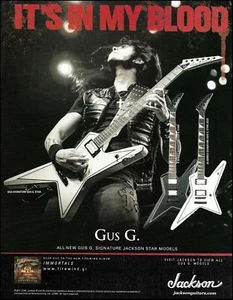Guitarra Firewind Immortals Gus G. Signature Jackson JS & X Series Star impresión de anuncio - Imagen 1 de 3