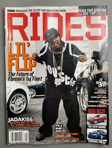 RIDES Magazine by King - Spring 2004 Lil Flip Houston TX Jadakiss Magazine - Picture 1 of 2