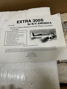 RC America Extra 300 RC Airplane ARC With Upgraded Landing Gear. 27% Scale.
