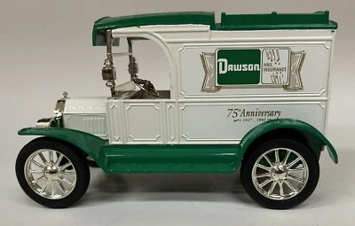Винтажная банка для грузовика ERTL 1913 модель T доставка - Dawson Hail 75th Anniversary - Изображение 1 из 4