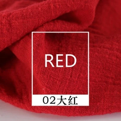 Linen Cotton Fabric Organic Material Pure Natural Flax Cambric Eco DIY Clothes - Image 1 of 4