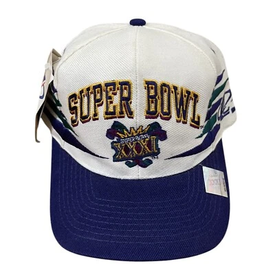Gorra deportiva vintage con logotipo del Super Bowl a presión nueva con etiquetas Foto 1 de 4