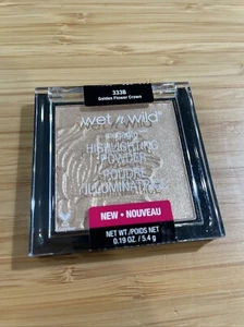 WET N WILD MegaGlo Highlighting Powder - Golden Flower Crown 333B - Picture 1 of 6