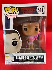 MILLIE BOBBY BROWN signed Autogramm Funko Pop STRANGER THINGS in Person autograp