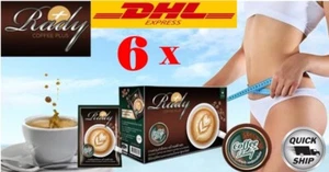 6 x Rady-Coffee Plus Arabika+Gluta Instant Coffee 10 Sachets/Box DHL Fast Ship - Picture 1 of 8