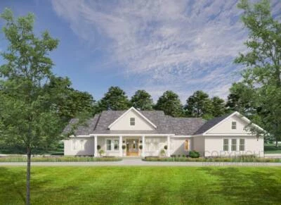 Modern Craftsman Farmhouse 4 Bed 3.5 Bath Attic - Plan Blueprint PDF or Print ~ - Image 1 of 3