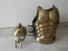 Roman Muscle Armor Breastplate Jacket Gladiator Maximum Spartan Helmet CA008