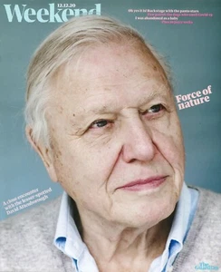 UK Guardian Weekend Magazine: David Attenborough, Judy Murray, Fashion, 12.12.20 - Imagen 1 de 2