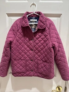 Hope & Henry Girl’s Size L Magenta Quilted Barn Jacket - Picture 1 of 6