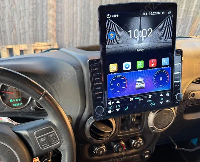 Radio estéreo Carplay Android 15 de 10" para Jeep Wrangler JK 2007-2017 GPS con cámara Foto 1 de 4