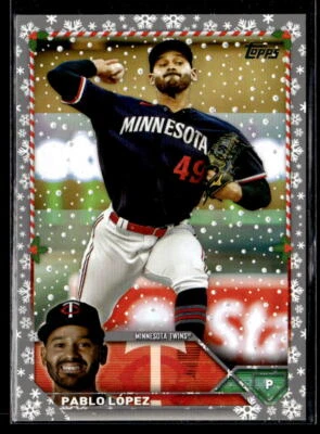 Pablo López - 2023 Topps Holiday Metallic #H184 Minnesota Twins - Image 1 of 2