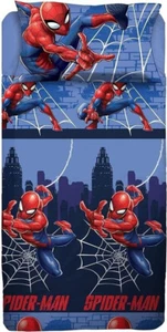 Set 3pz Lenzuola Spiderman Lenzuolo Sopra/Sotto con angoli+Federa Cotone 100% - Picture 1 of 3