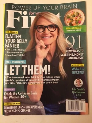 First For Women Magazine~April 7, 2025~Mel Robbins: Let Them!~91 Ways to Save - Image 1 of 2