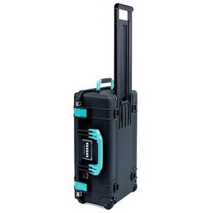 Black & Teal Pelican 1535 Air case. No Foam / empty. With wheels. - Picture 1 of 4