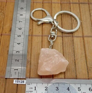 Porte-clés en SEL DE L'HIMALAYA naturel brut - bijoux sac reiki lithotherapie - Imagen 1 de 3