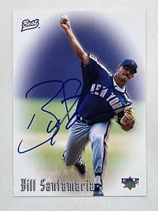 Bill Santamaria 1997 Best Autograph Series On Card Auto #BISA New York Mets Card - Picture 1 of 2