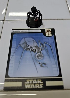 Star Wars Miniatures - B'Omarr Monk Star Wars Miniatures Figure & Card #15/60 - Image 1 of 4