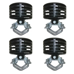 Cantilever Gate Roller Wheel 2" Square Gate Frame 3" Round Post Bolts Lot 4 pcs - Picture 1 of 3