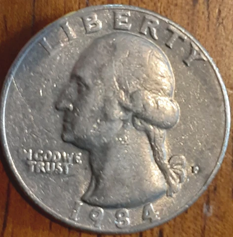 US MINT 1984 QUARTER WITH ERRORS Cover