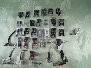 Quality 32 Plus Presser-Foot Set for ELNA 110 120 130 140 150 200 255 410 450 - Picture 1 of 11