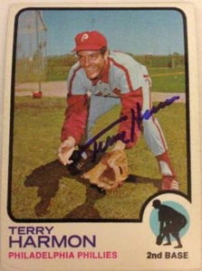 Terry Harmon Autographed 1973 Topps #166 - Picture 1 of 1