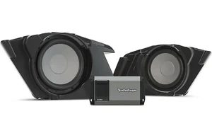 Rockford Fosgate HD14-SBSUB Dual 10" Subwoofer Saddlebag Kit Harley-D 2014+ - Picture 1 of 4
