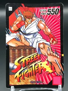RYU STREET FIGHTER II SUPER CÓDIGO DE BARRAS WARS TCG CAPCOM JAPÓN Raro F/S No.15 - Imagen 1 de 12