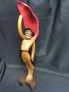 Mid Century Jose Pinal J. Pinal Wood Carving Artist Signed Mexican Folk Art - Picture 1 of 12