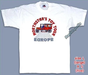 FIVE brandneue amerikanische Herstellung ANTIKES TOY TOUR of EUROPE T-Shirts ~ Größe LARGE - Bild 1 von 9