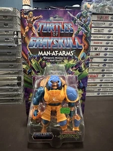 Man At Arms Turtles of Grayskull MOTU Origins x TMNT Action Figure Mattel NEW - Picture 1 of 5