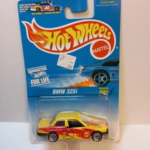 1996 Hot Wheels BMW 325i Collector #603 Yellow - Picture 1 of 4