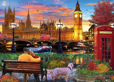 Holdson - Travel Abroad - On the Thames in London Puzzle 1000pc - image 1 of 2