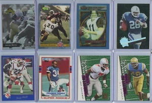 1980's-90's 8 Rookie Card Lot Inc. Bettis, Strahan, Everett, Faulk, Flutie - Picture 1 of 2