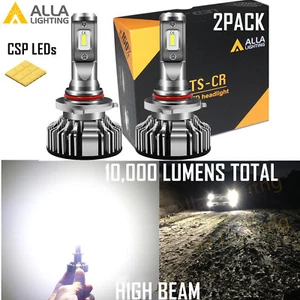 Alla Lighting LED 9005 Headlight High Beam Light Bulb Super White Fit Dust Cover - Picture 1 of 12