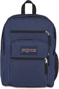 JanSport Big Student Backpack, Ergonomic Shoulder Straps, 15” Laptop - Navy - Picture 1 of 4