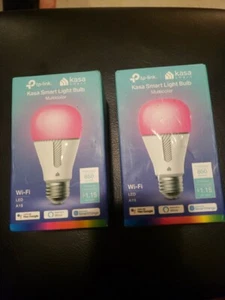 Lot Of 2 Kasa Smart Light Bulb LED Multicolor Mod. KL130 Smart Wi-Fi - Picture 1 of 5
