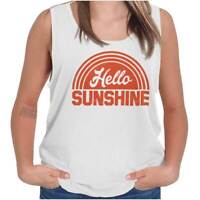 TOWNOWN Beer and Sunshine Tank Top for Women Sleeveless Summer 