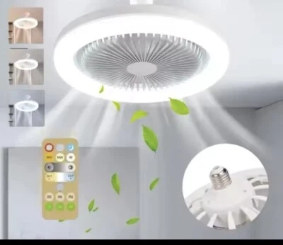 Ventilatore a Soffitto Intelligente con Luce LED - Bianco - Immagine 1 di 2