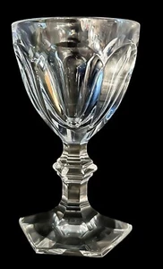 Baccarat Crystal Harcourt 5 3/8" Claret Wine Glass Stem Versailles 1841 Signed - Picture 1 of 7
