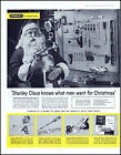 1958 Stanley Tools Santa Claus Christmas Gifts For Men Retro Photo Print Ad La43