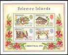 Solomons 1991 Christmas/Greetings/Food/Buildings/Cricket/Sports/Games m/s n41240