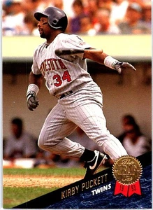 1993 Leaf #378 Kirby Puckett Minnesota Twins Baseball Card - Picture 1 of 2