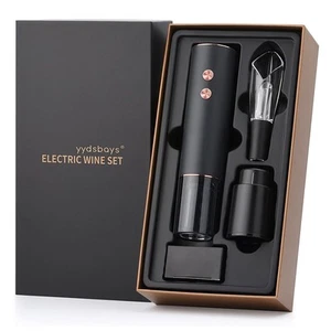 Electric Wine Bottle Opener Set Automatic Corkscrew Rechargeable Professional... - Picture 1 of 9