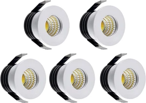 LED Recessed Ceiling Light, Mini 3W 30mm LED Downlight, 85-265V Aluminum Hous... - Picture 1 of 11