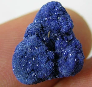 #16 Africa 10.80ct Natural Deep Blue Azurite Crystal Mineral Specimen 2.15g 15mm - Picture 1 of 5