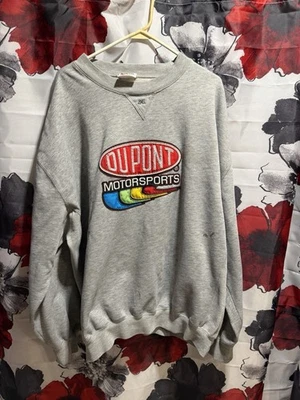 Винтажная толстовка Chase Authentics Dupont Motorsports Jeff Gordon 24 XL серая - Изображение 1 из 4