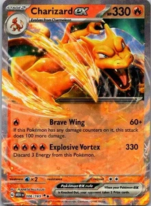 Charizard ex - Double Rare SV:151 006/165 NM & Duraludon Vmax 104/159 (COMBO) - Bild 1 von 5