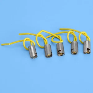 5pcs BA9S Car Truck Light Bulb Sockets Holders Bases Connectors w/ Wire - Picture 1 of 5